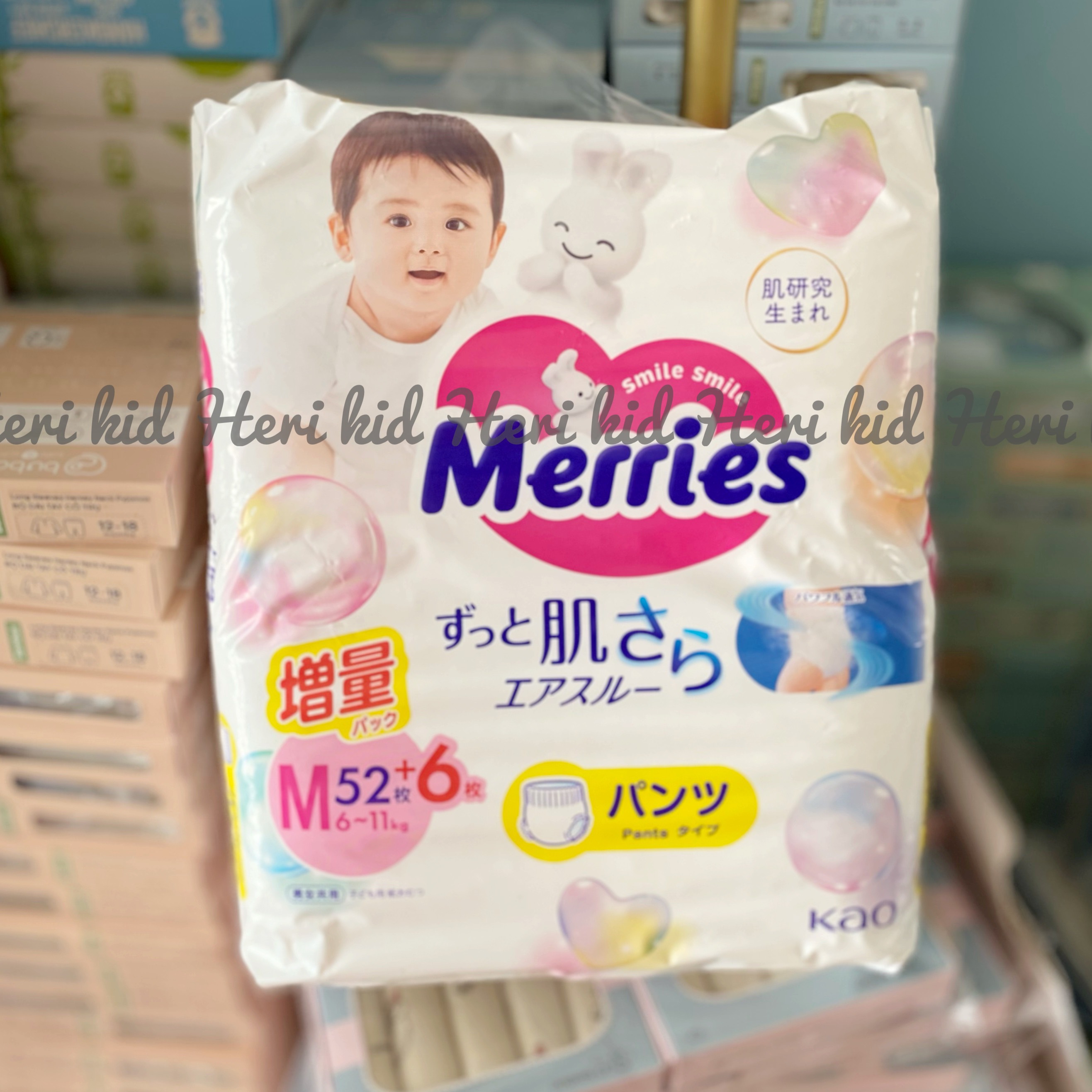 Bỉm merries nội địa nhật cộng miếng full size newborn, s dán, m dán, m quần, l quần, xl quần, xxl quần