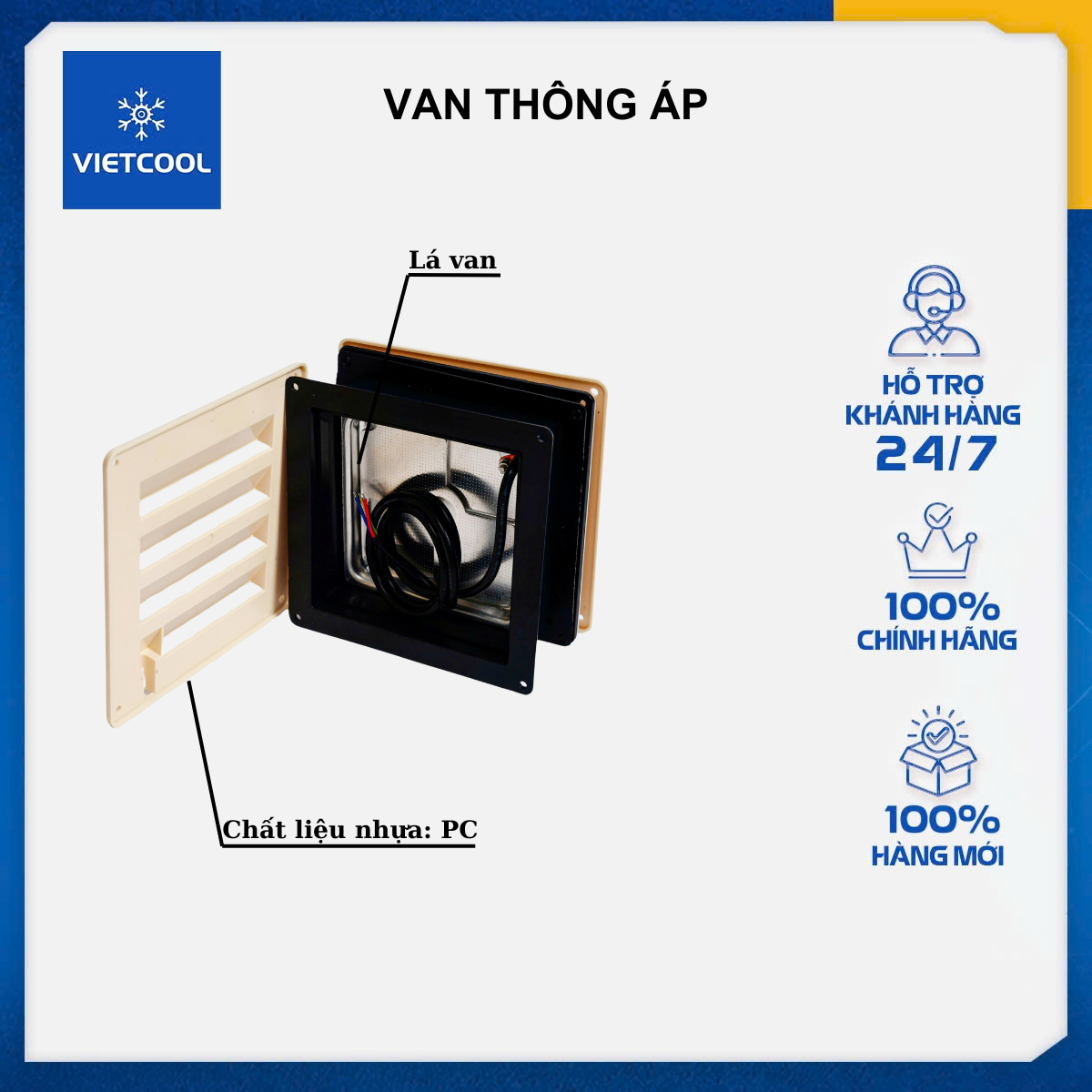 VAN THÔNG ÁP DÙNG TRONG KHO LẠNH