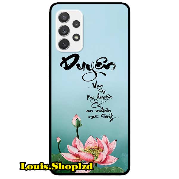 Ốp lưng dành cho samsung galaxy a32 - a52 - a72 - duyên sen hồng