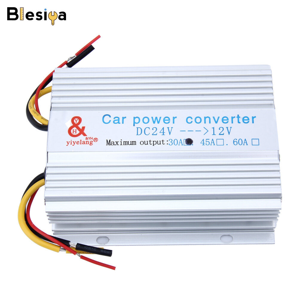 Blesiya bộ điều chỉnh chuyển đổi dc 24v sang 12v 30a 360w xe hơi, nguồn điện led