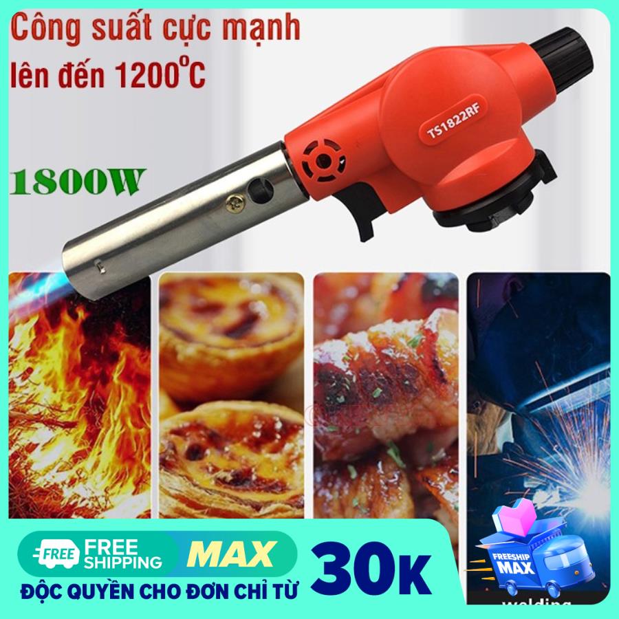 Đèn khò gas mini NAMILUX TS1822RF - Sử dụng lon gas mini