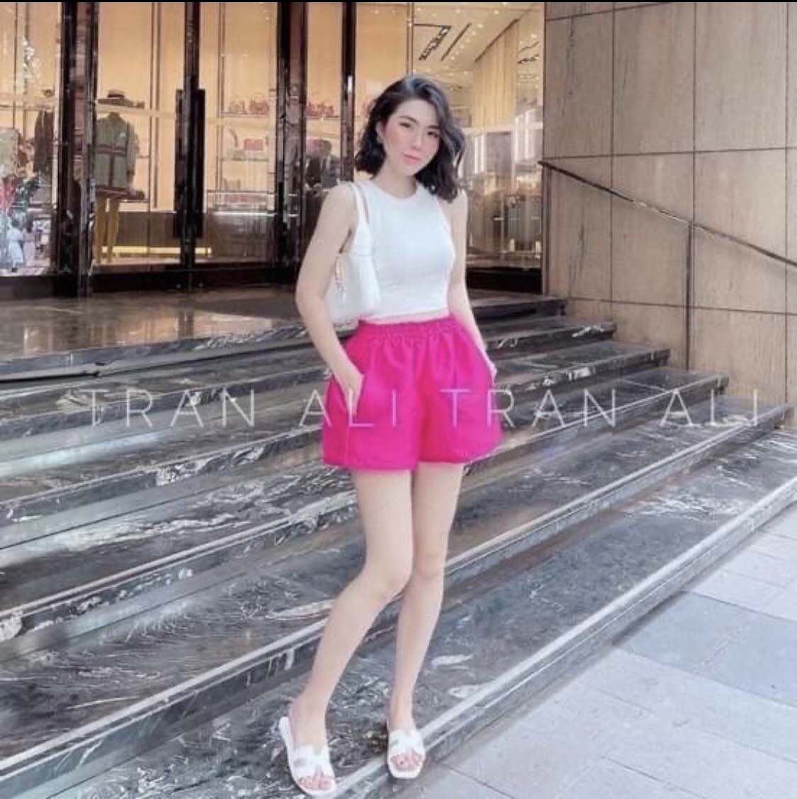 Quần short phồng Tacta cạp chun siêu Hot HT2023