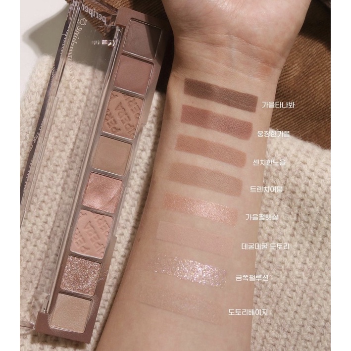 Bảng phấn mắt peripera all take mood fall in acorn
