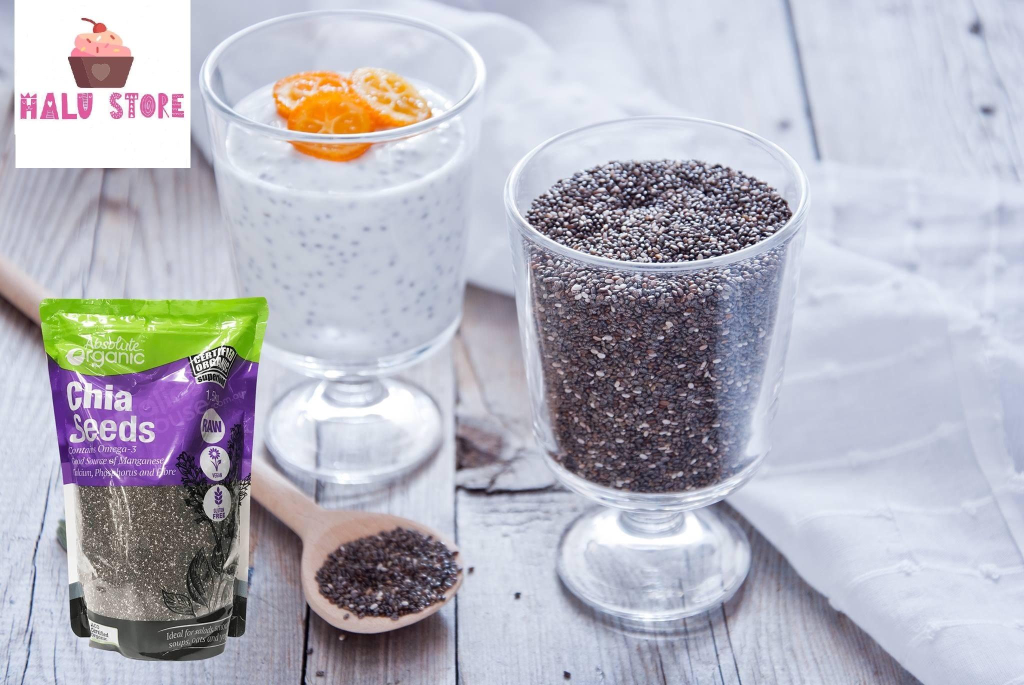 Hạt Chia Úc Absolute Organic Gói 250G - Úc