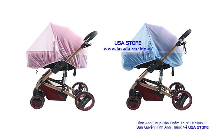 Lưới Trùm Xe Đẩy Tránh Muỗi Cho Bé MAMA 01