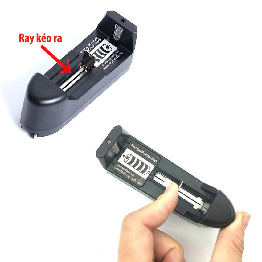 Sạc pin 18650 - khay đơn