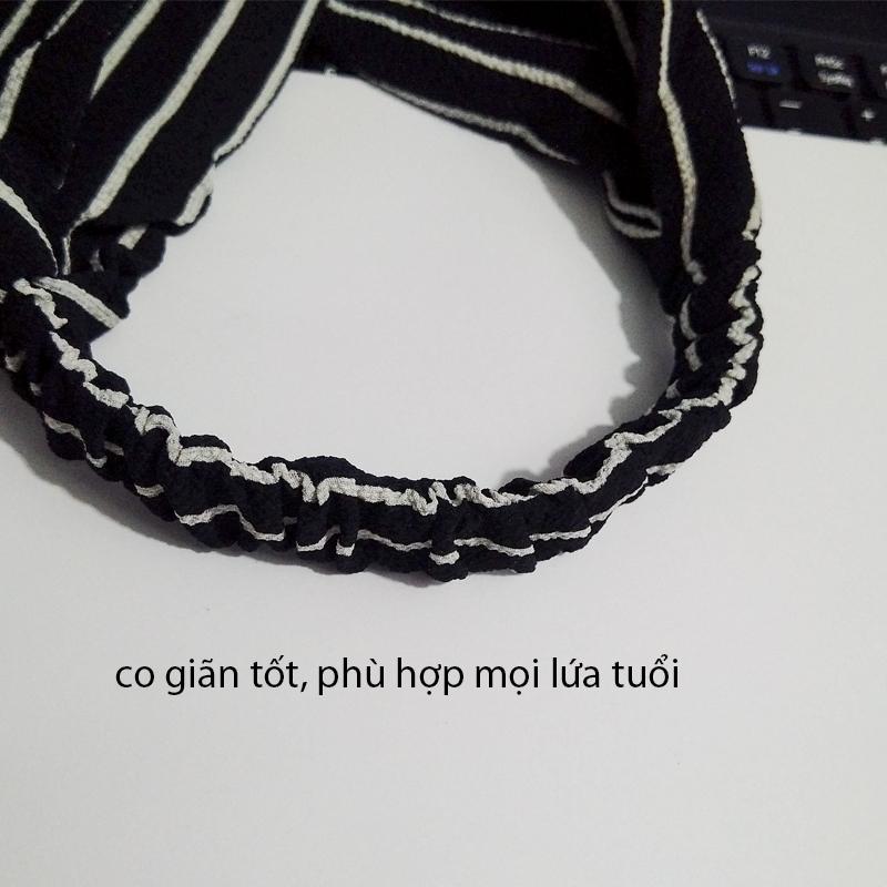 Băng đô turban chéo thời trang cao cấp
