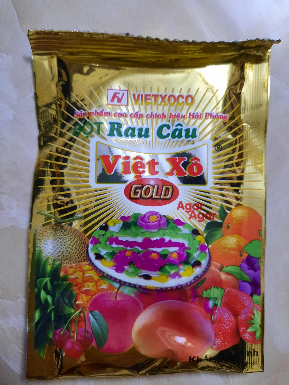 BỘT RAU CÂU VIỆT XÔ ( GÓI 25G)