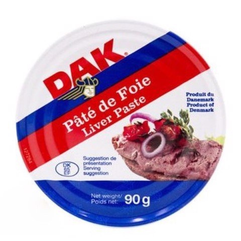 [Date 2028] Pate gan heo DAK Pork Liver Paste 90 g [NK Đan Mạch]
