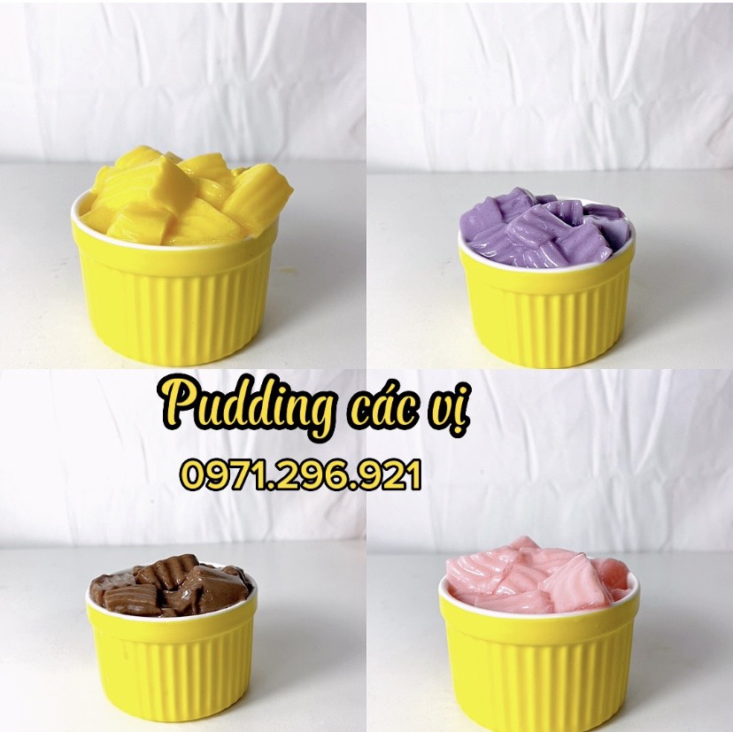 Bột Pudding BKB đủ vị  túi 1kg nấu pudding mềm mịn, thơm ngon