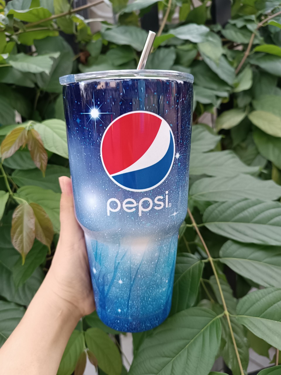 Ly giữ nhiệt inox Rap Việt 900 ml Pepsi -  Ô long