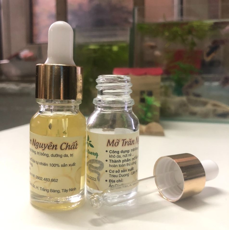 Mỡ trăn nguyên chất Triêu Dương - 10ml
