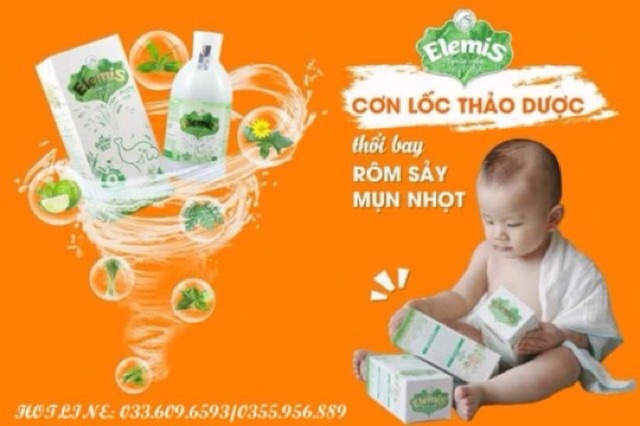 Nước Tắm Gội Cho Bé Elemis