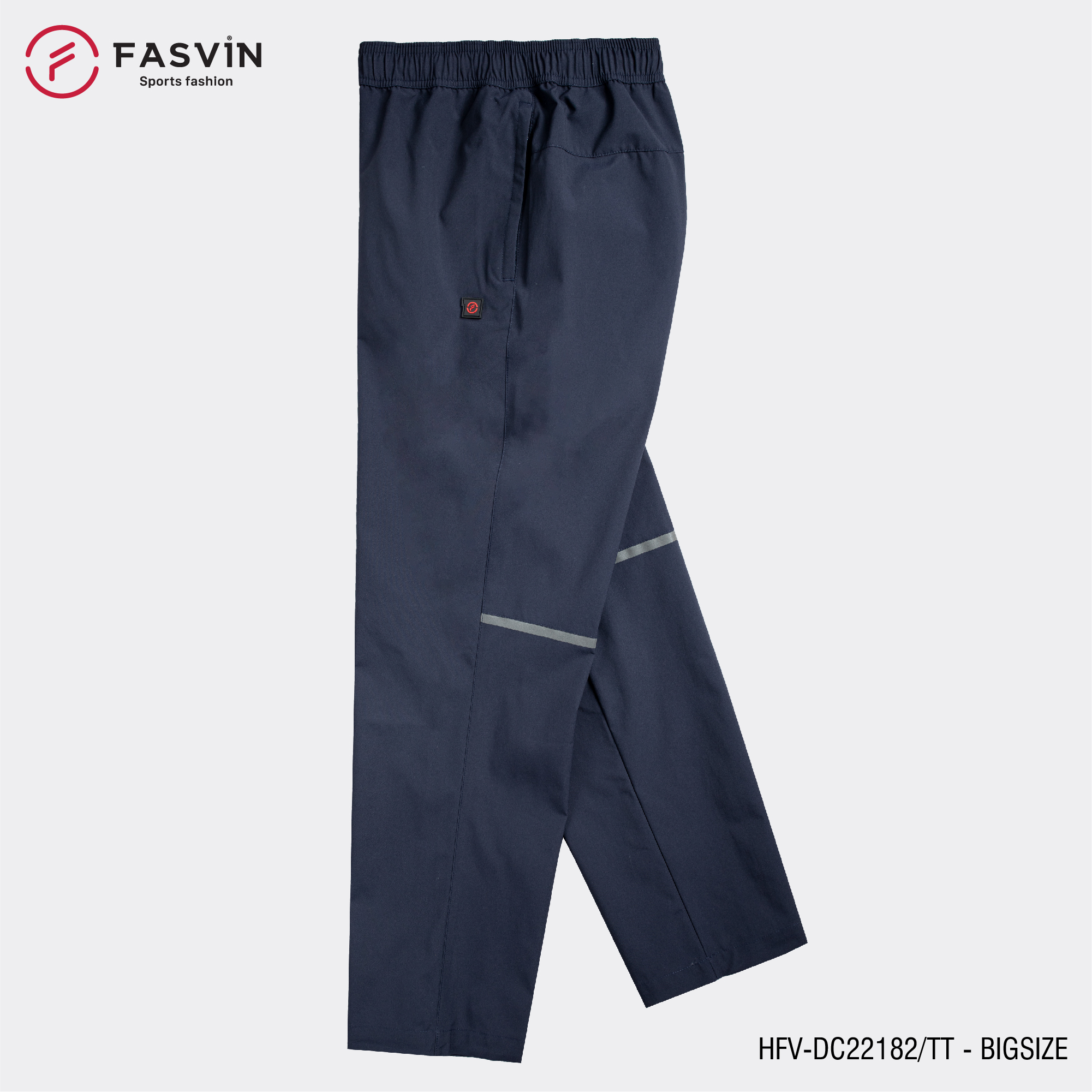 Quần gió nam big size fasvin dc22182.hn ống suông vải đẹp hàng nhà máy tiện dụng