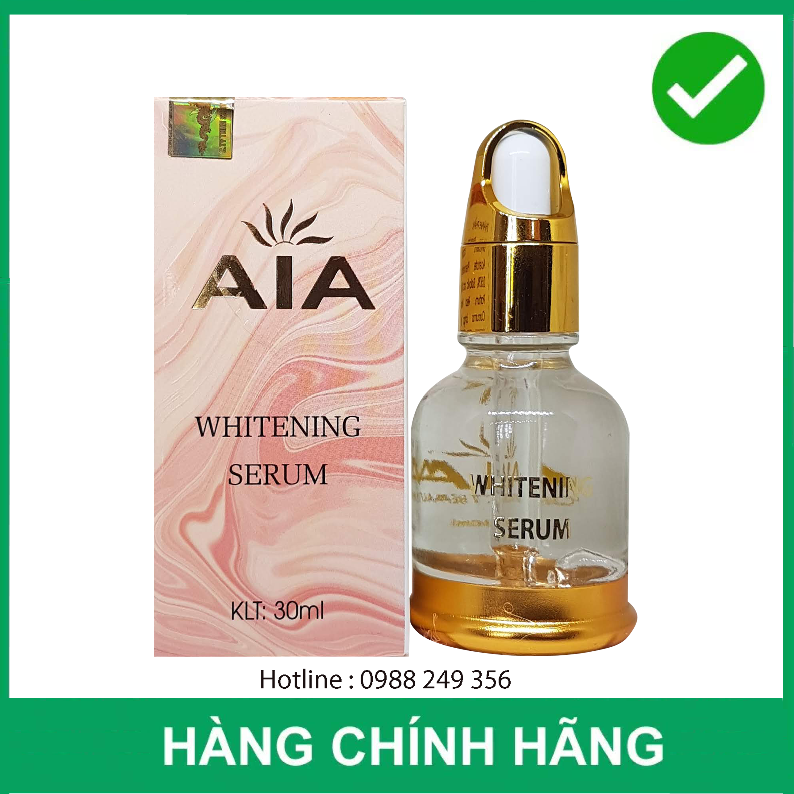 [HCM]SERUM TRẮNG DA AIA 30ML - MỸ PHẨM AIA