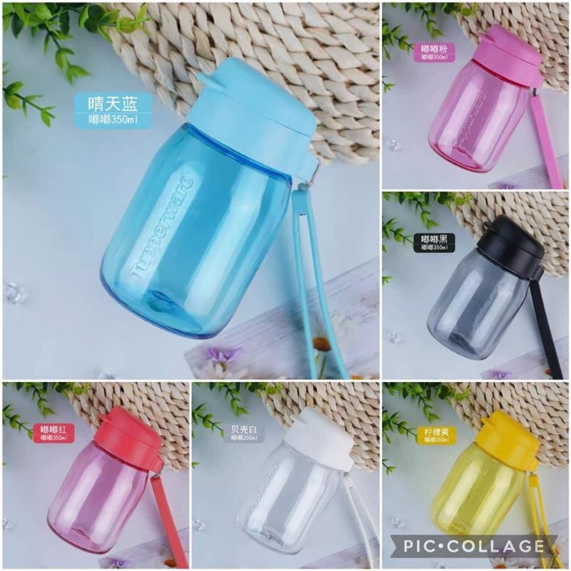 Bình uống nước Lohas Tupperware 350ml♥️bình nước Tup