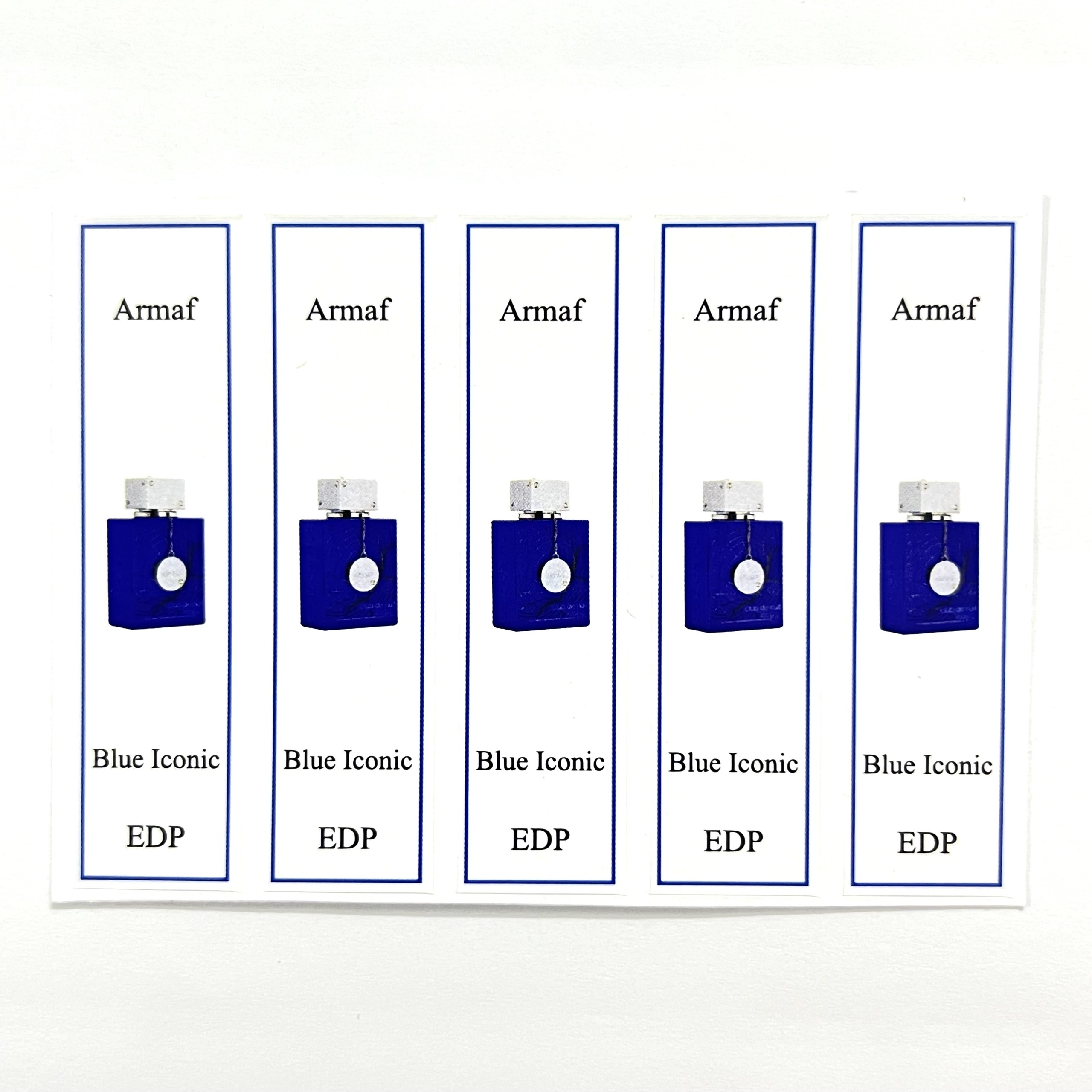 [HCMC] combo 10 PCs of armaf perfume bottle sticker for full range refills