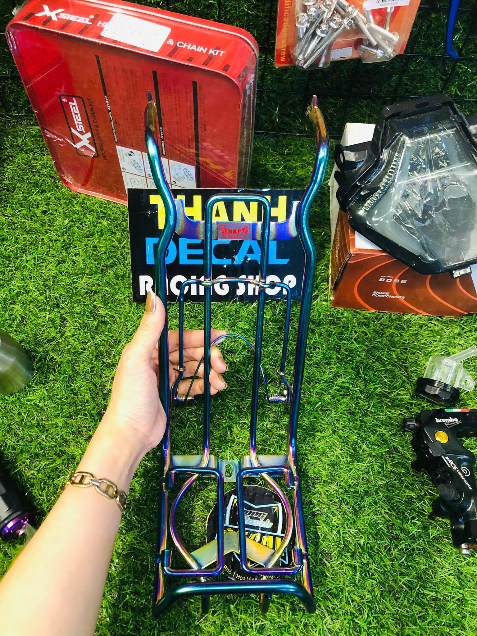 Baga titan 7 màu gắn cho xe sirius ...