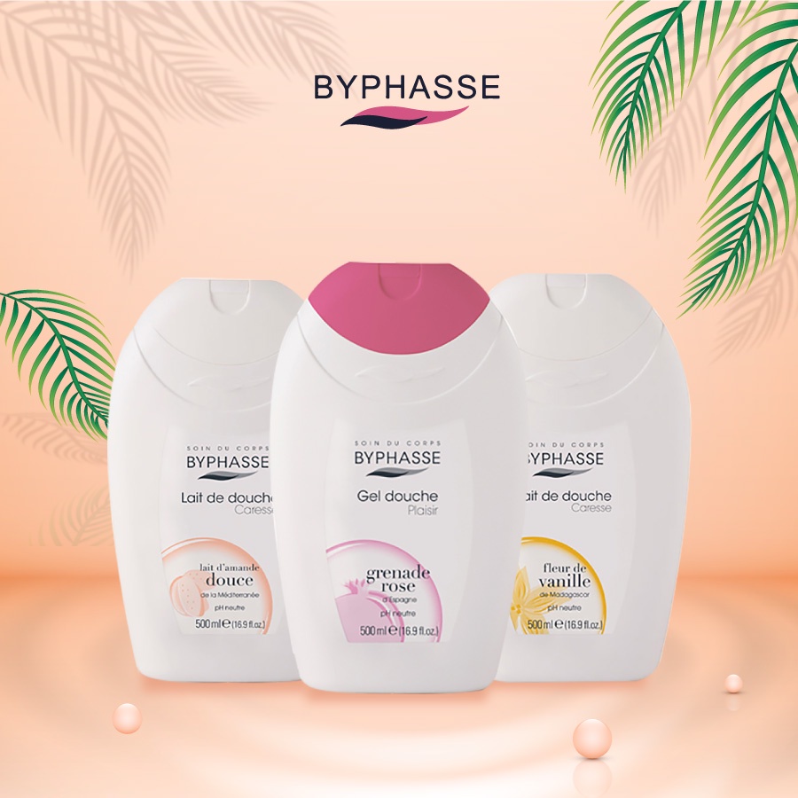 Sữa tắm Byphasse Hạnh nhân và Sữa 500ml