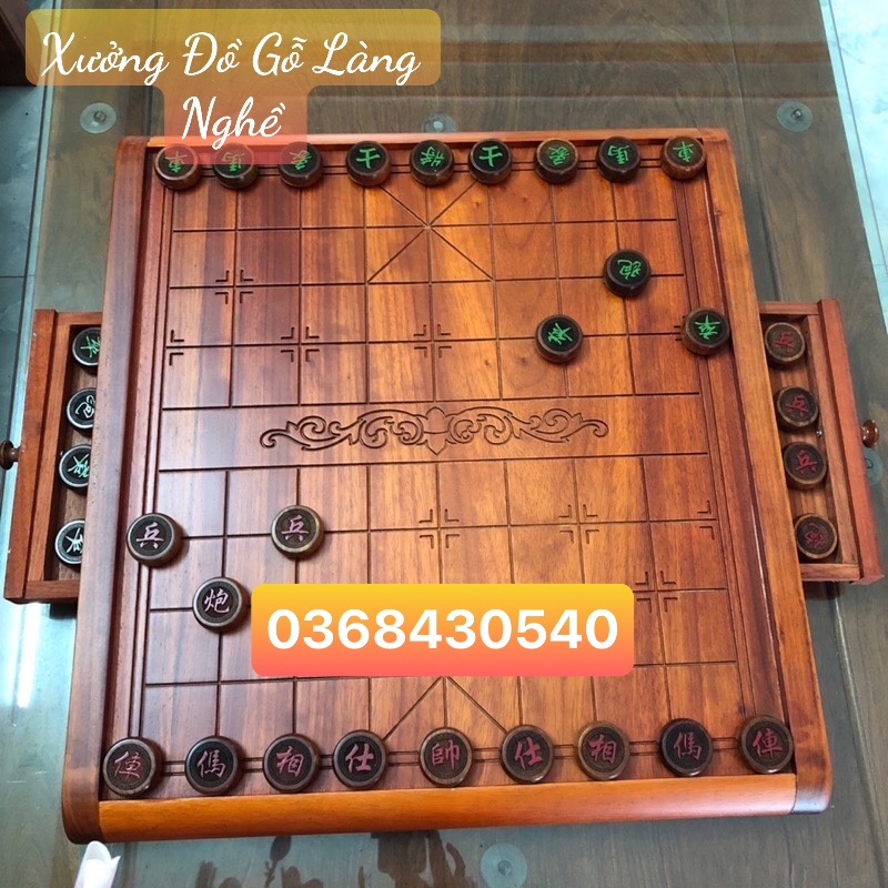 [ Xả Lỗ ] Bàn Cờ Tướng Gỗ Hương Cao Cấp [ Bàn Cờ Tướng - Hàng Loại 1 ]