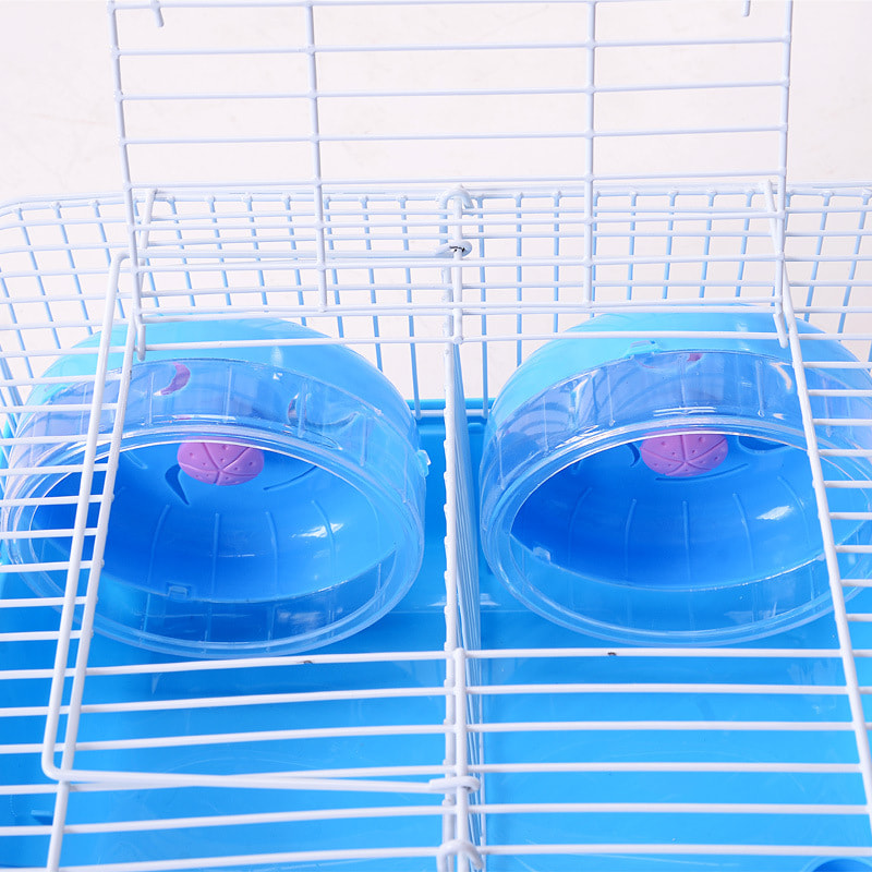 Lồng Đôi Nuôi Hamster 27*21*15cm
