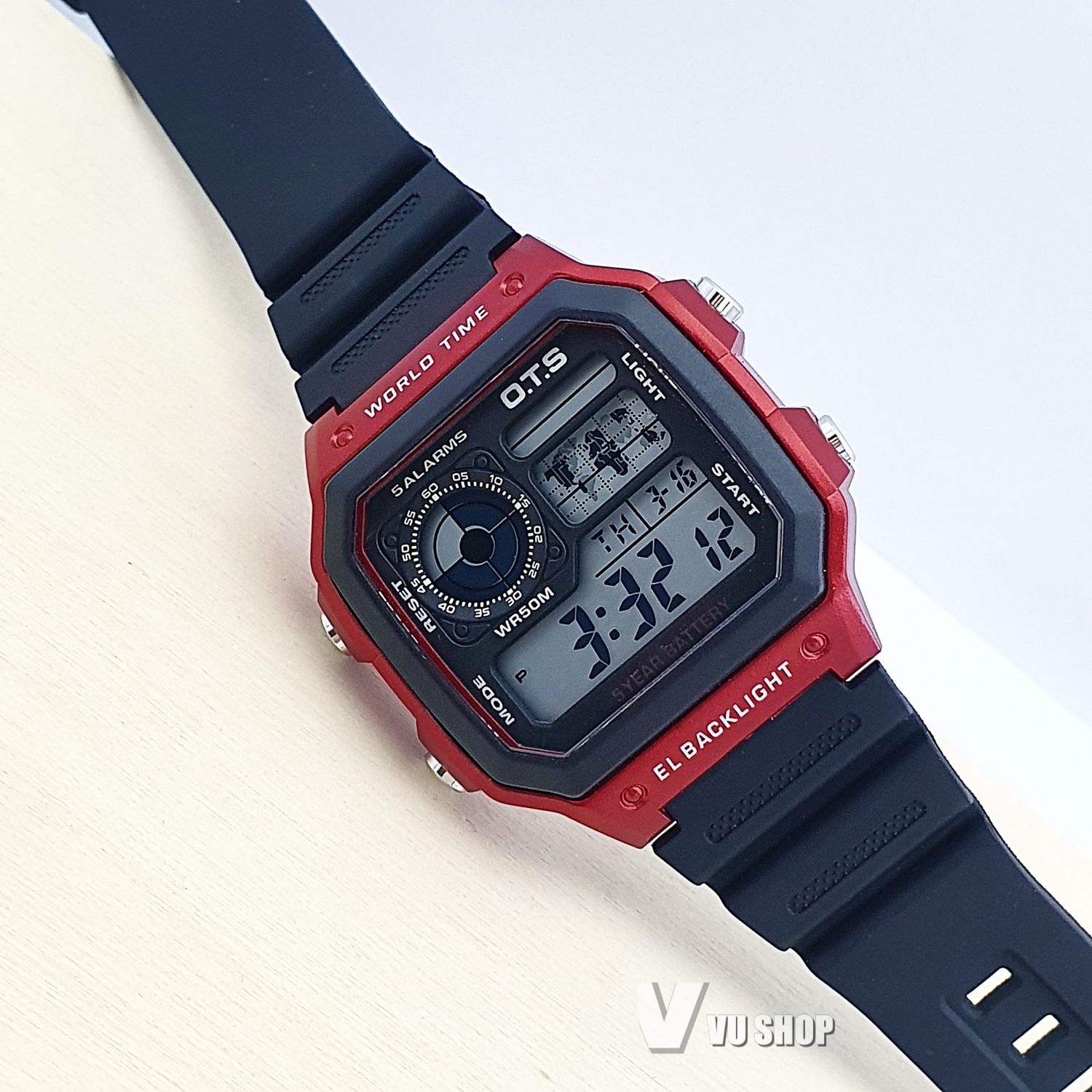 O.T.S Men's Watch 7039G - Multifunction