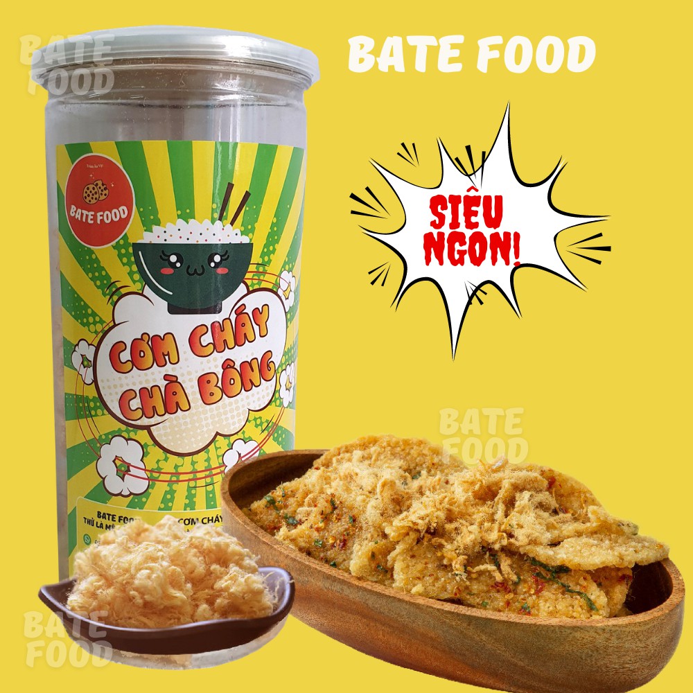 Cơm Cháy Lắc Chà Bông 300g Siêu Ngon Đồ ăn vặt