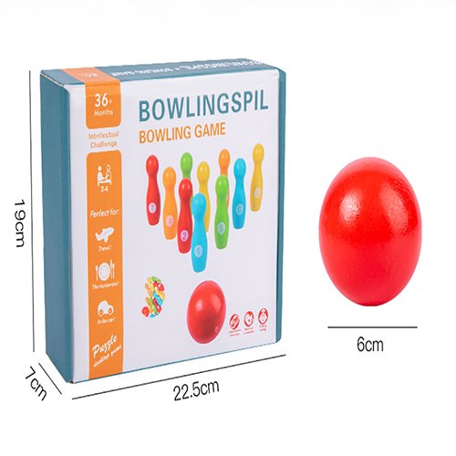 Trò chơi Bowling bằng gỗ cho trẻ em