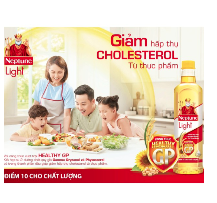Dầu Ăn Neptune Gold Light 1 Lít
