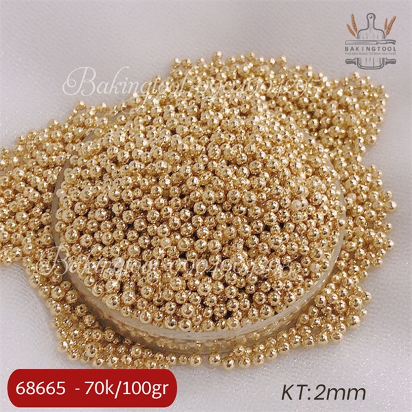 Cốm trang trí bánh vàng đặc biệt NHỎ