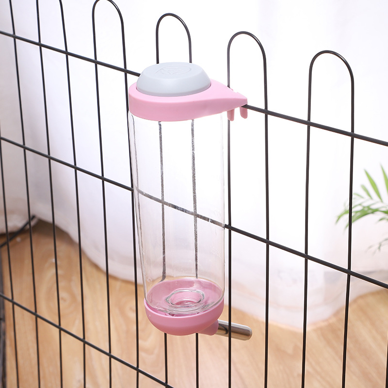 Bình nước gắn chuồng dành cho chó mèo 350ml
