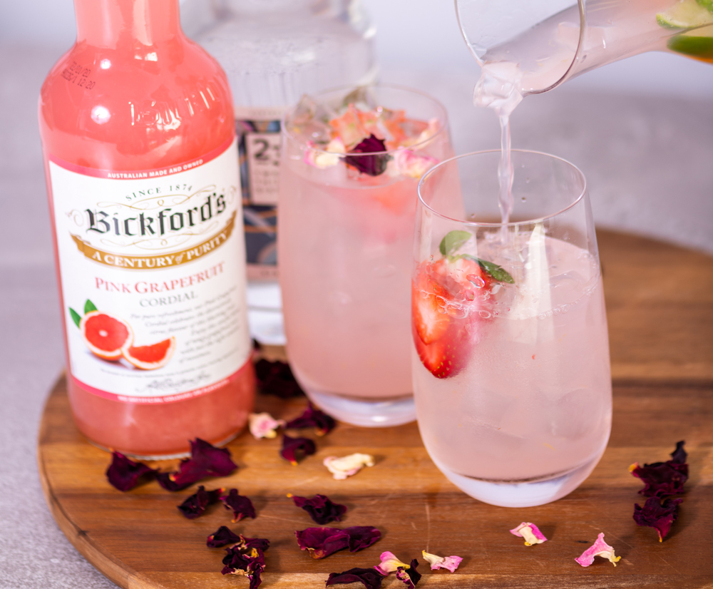 Siro bưởi hồng Bickford's chai 750ml
