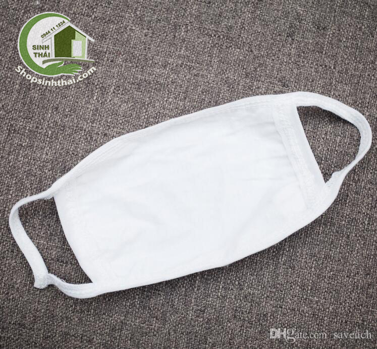 [HCM]Khẩu trang vải kháng khuẩn màu trắng