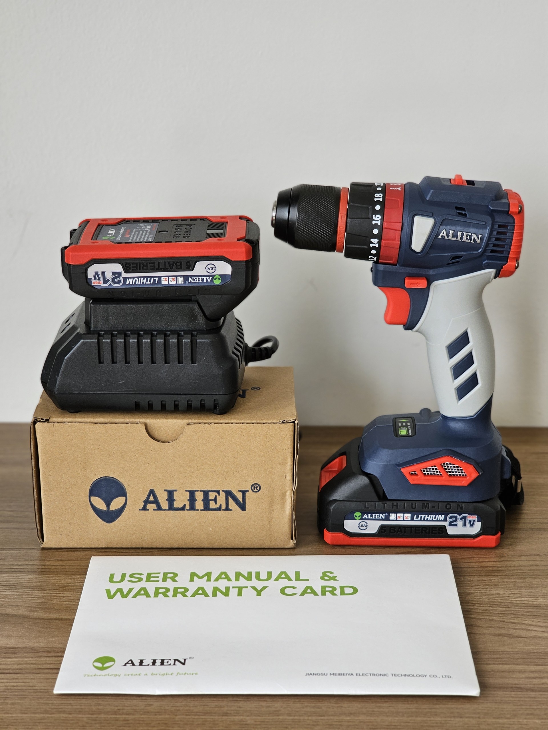 Khoan pin Alien 21v đầu cặp 10mm