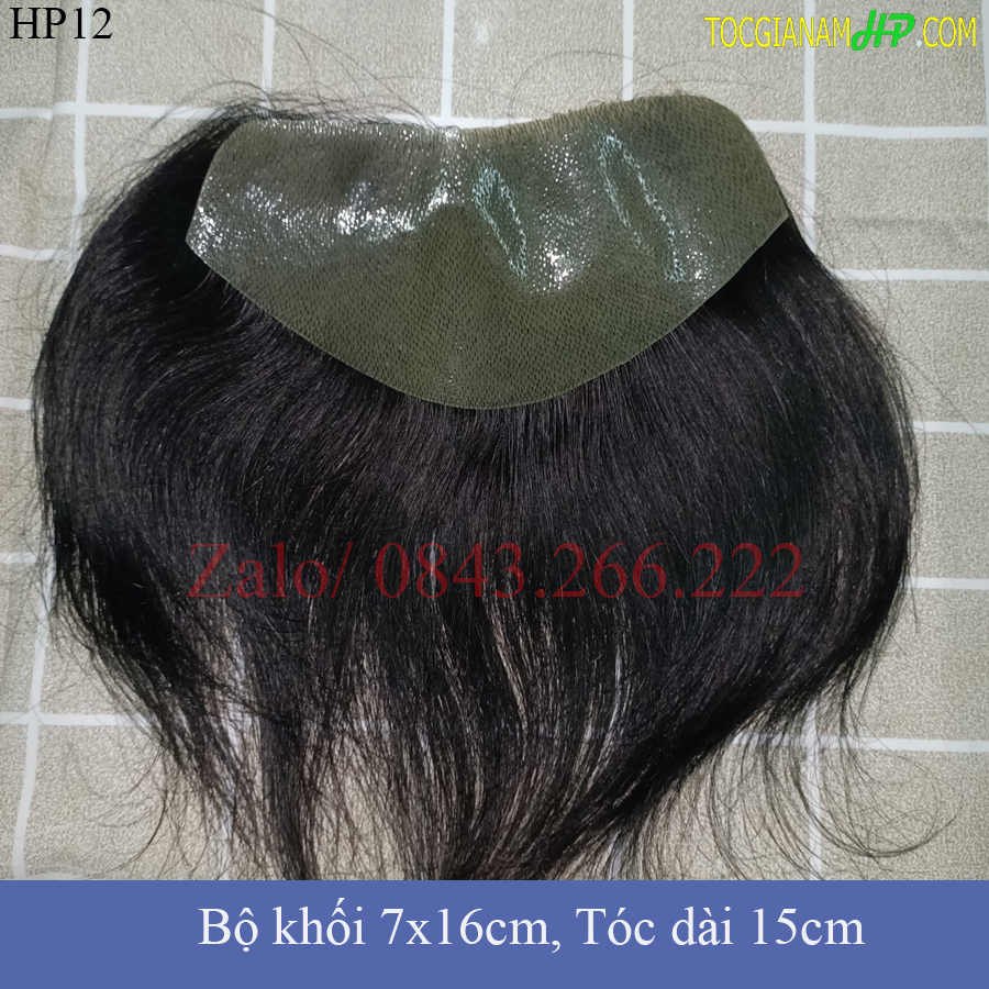 Tóc giả mái chữ M siêu da đầu che trán cao