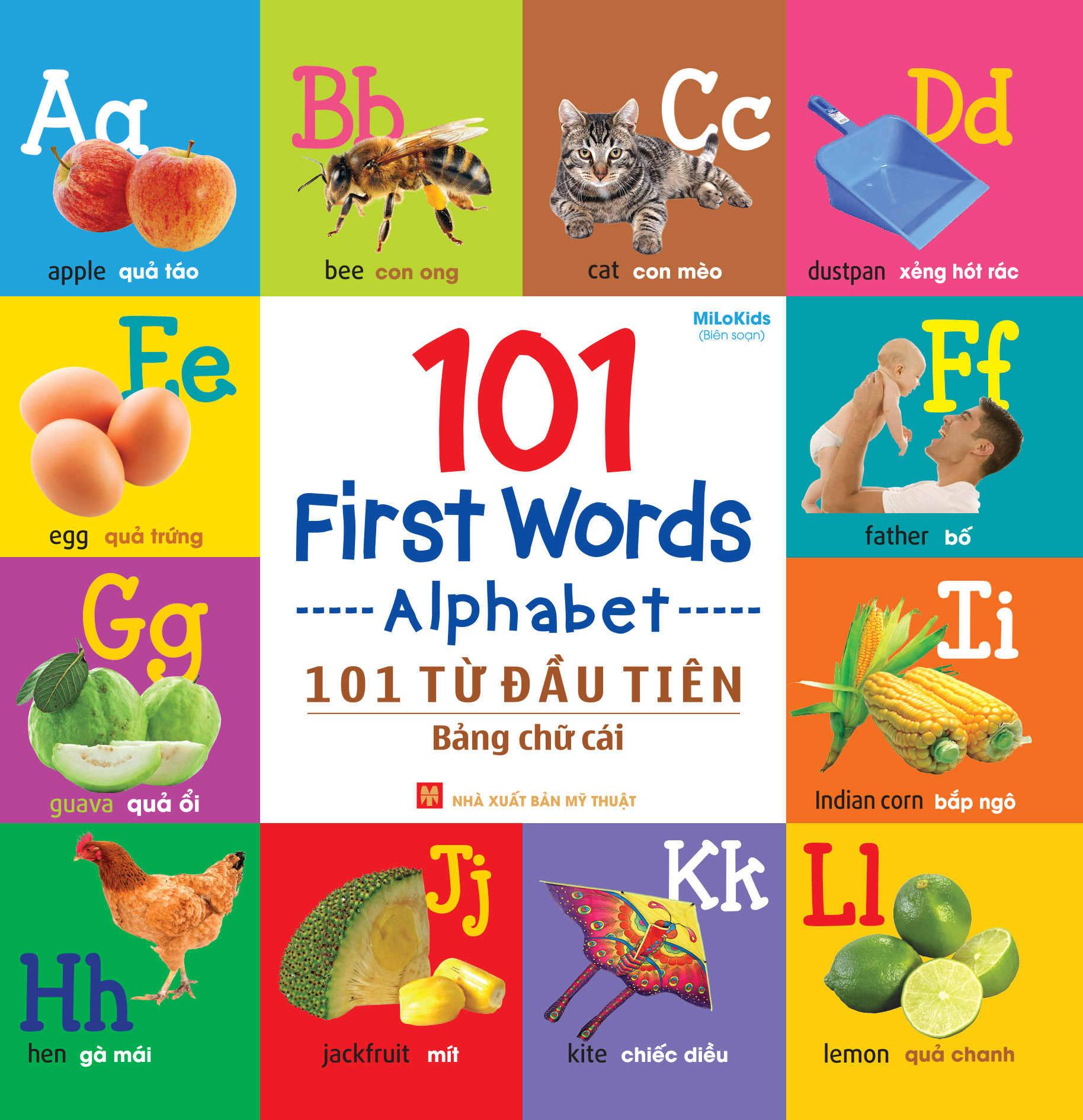 Sách: 101 first words - alphabet/ 101 từ đầu tiên - bảng chữ cái