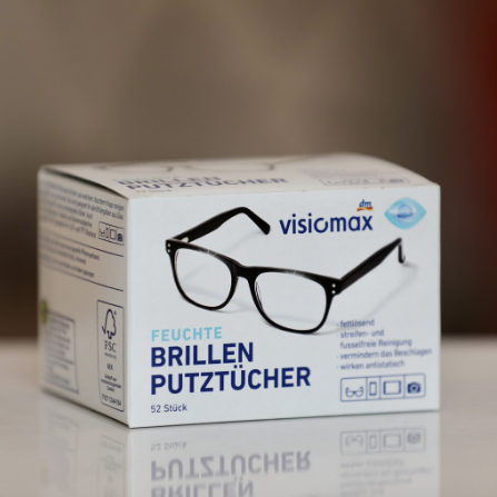 [HCM]Giấy lau kính Visiomax 52 miếng (nhập từ ĐỨC)