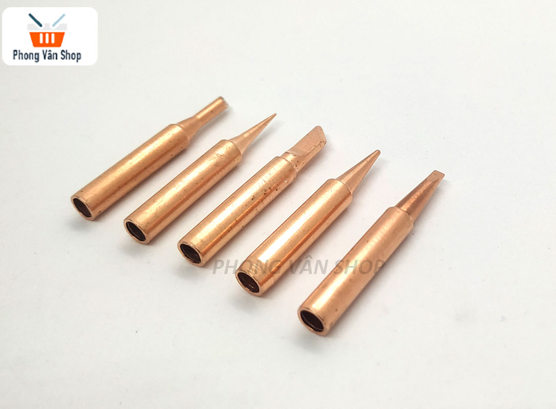 Combo 5 mũi hàn đồng 936 - 900M-T kiểu mũi I-B-3C-2.4D-K
