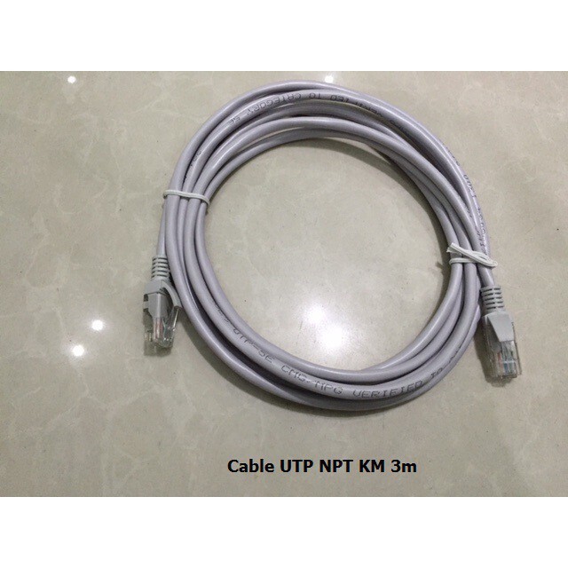 DÂY CÁP MẠNG BẤM SẴN 2 ĐẦU DÀI 3M