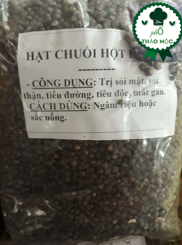 Hạt chuối hột rừng khô 500gr