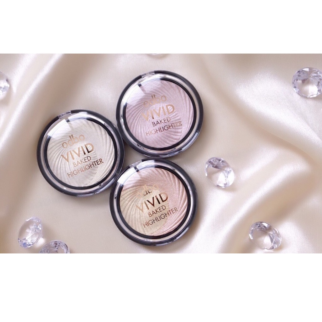 Phấn bắt sáng Odbo Vivid Baked Highlighter ( OD106 )