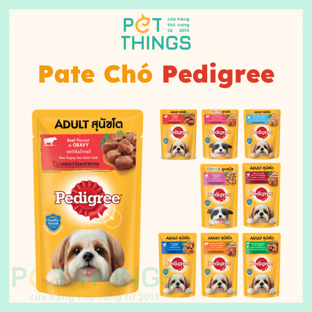 Pedigree Pouch Wet Dog Food 130g