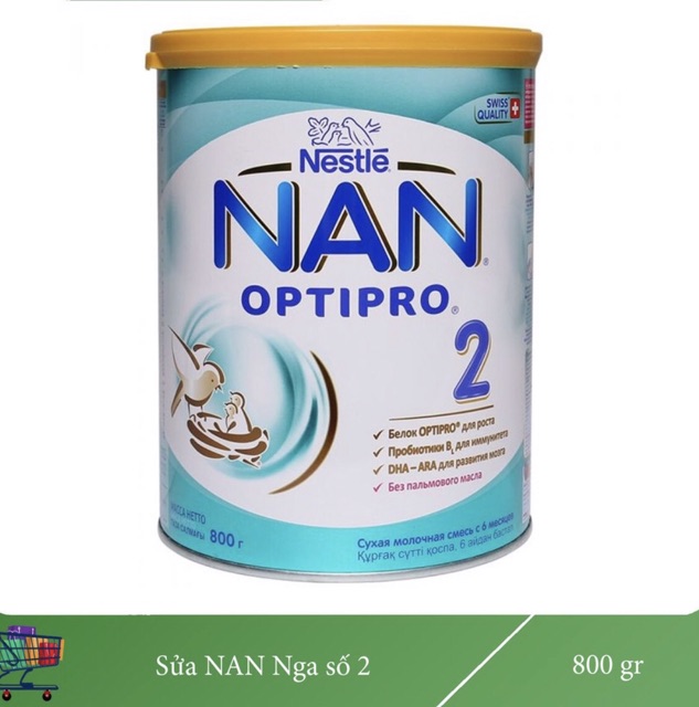 Sữa Nan Nga Số 1234 800GSố 3(12-18 Tháng)