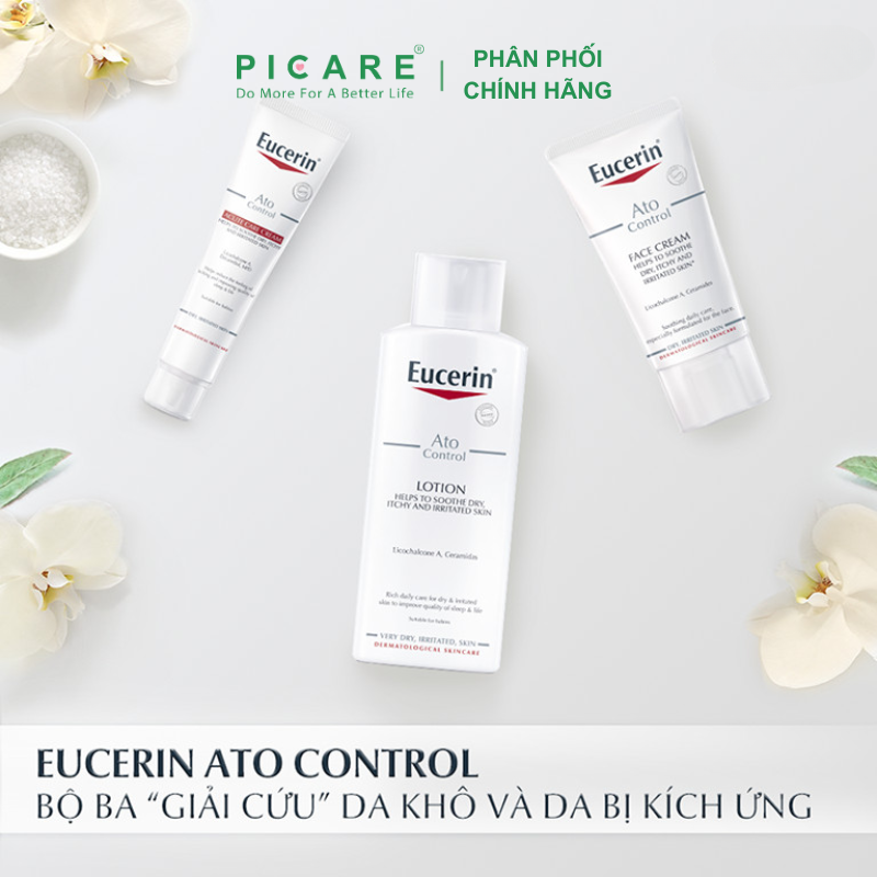 [GIẢM 20K ĐƠN 399K] Eucerin  Kem dưỡng giảm ngứa đỏ da  Ato Control Acute Care 40ml