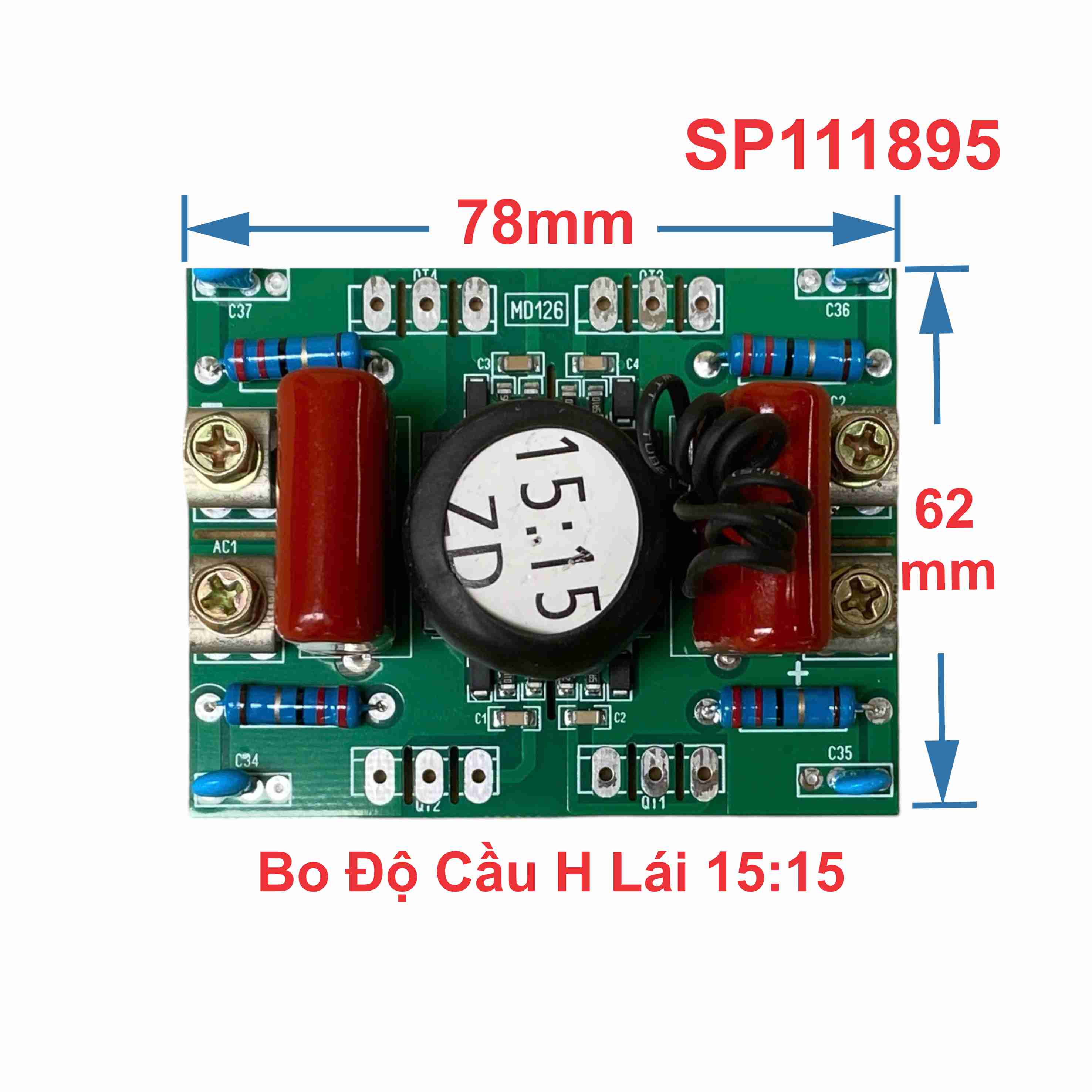 Bo Độ Cầu H Lái 15:15