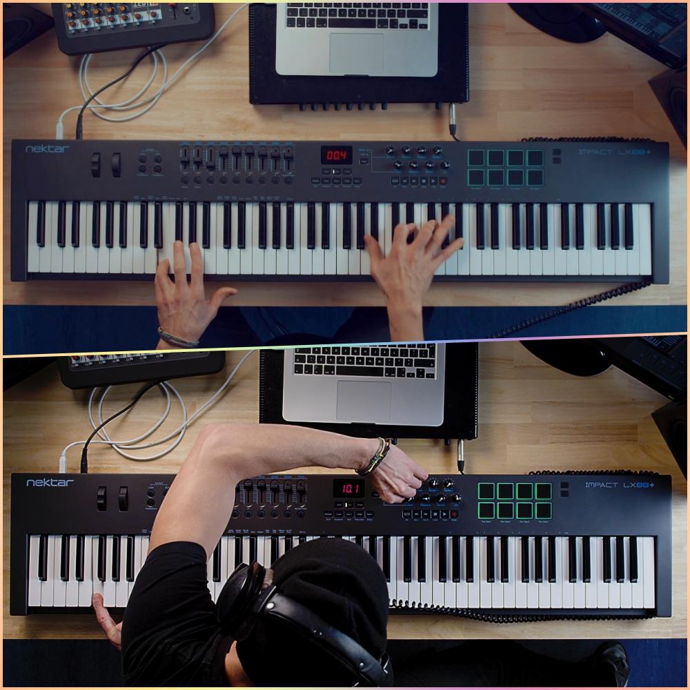 Nektar Impact Lx88+ - Electronic Music Composition Keyboard
