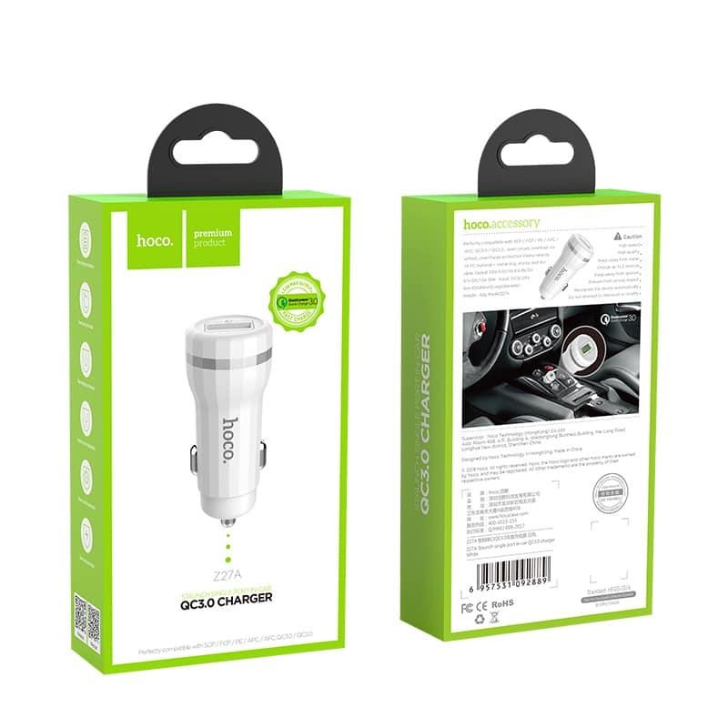 [HCM]Sạc xe hơi HOCO Z27A