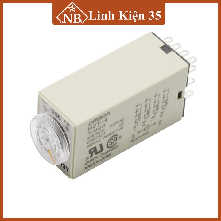 Relay thời gian Timer Omron H3Y-4 14P 220V