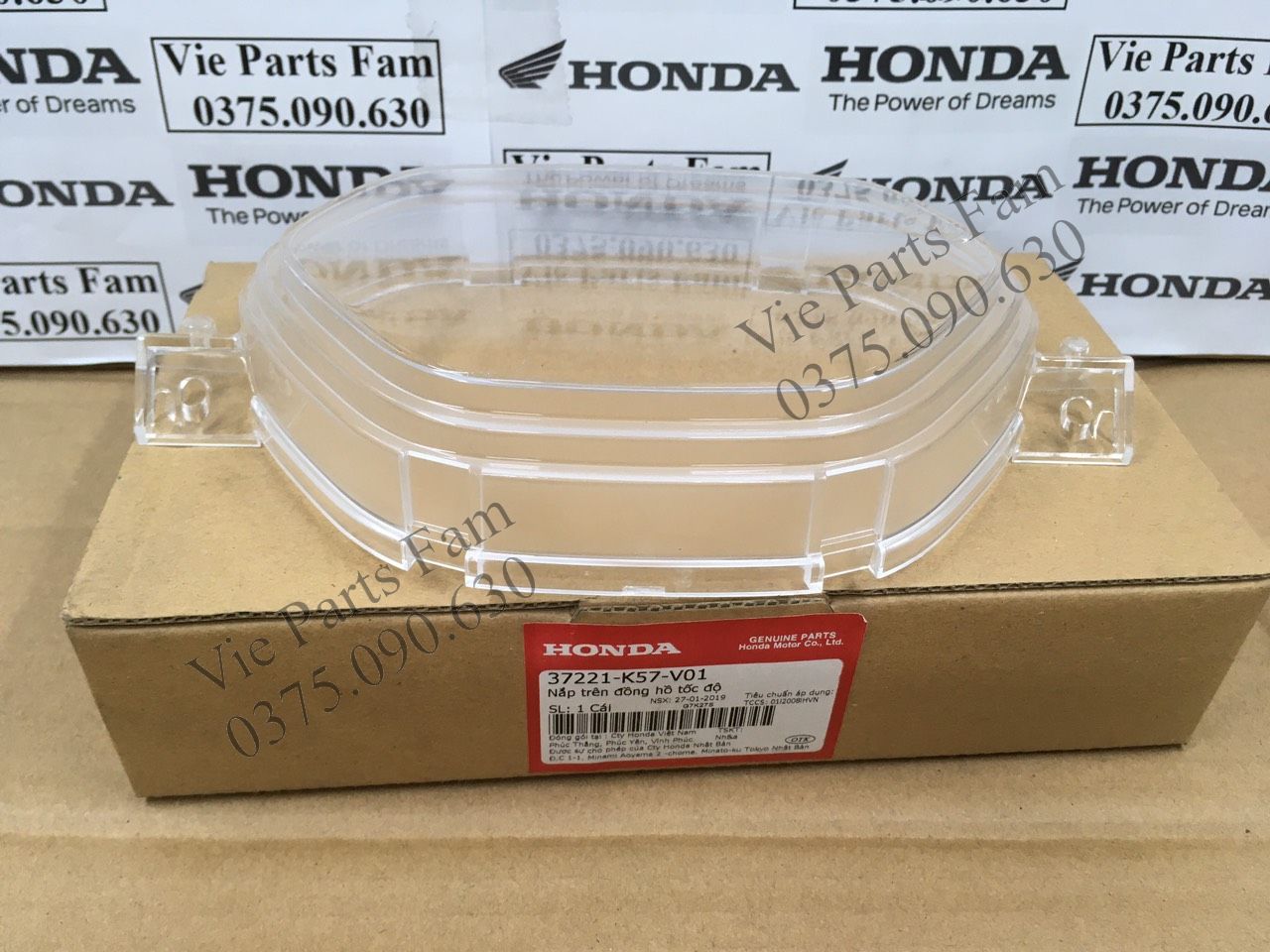 Mặt kính đồng hồ tốc độ Wave Blade 110, hàng din Honda mới 100%
