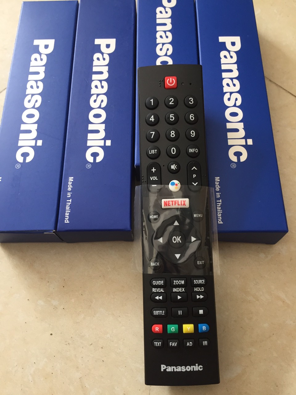 Khiển Tivi panasonic giọng nói,điều khiển giọng nói tivi panasonic,remote panasonic giọng nói.